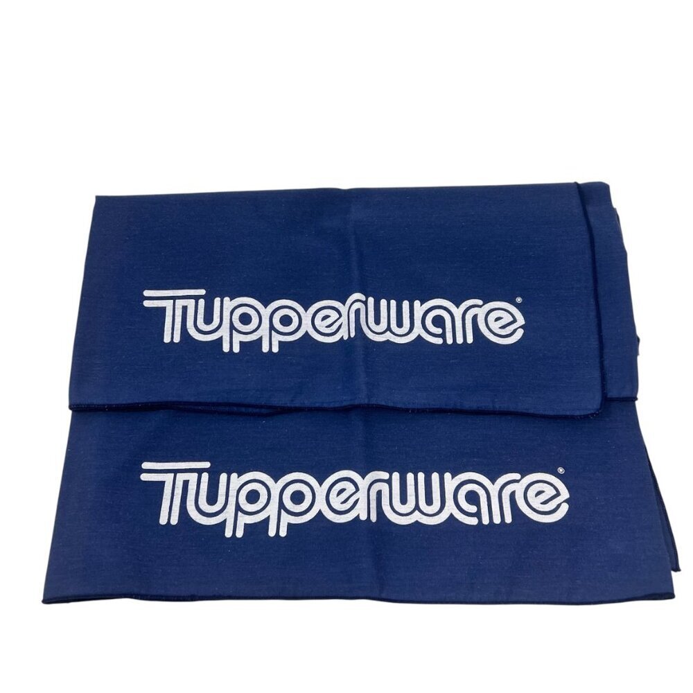 Vintage Tupperware Consultant Tablecloth  43x60